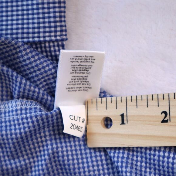 MIZZEN + MAIN Spinnaker Collection Men's Trim Fit Button Up Shirt Blue Size XL - Picture 5 of 9